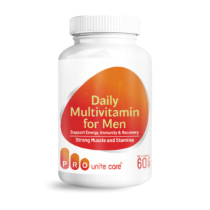 Daily Multivitamin for Men Support Energy, Boost Immunity & Better Recovery for Strong Muscle and Stamina 60 capsule