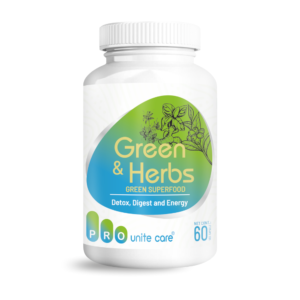 Green & Herbs Green Superfood For Detox, Digest, and Energy 60 Veg Capsules