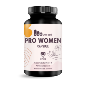 Pro Women For Manage During Periods Support Better Cycle & Harmonal Balance, Boost Mood & Stamina 60 veg Capsules