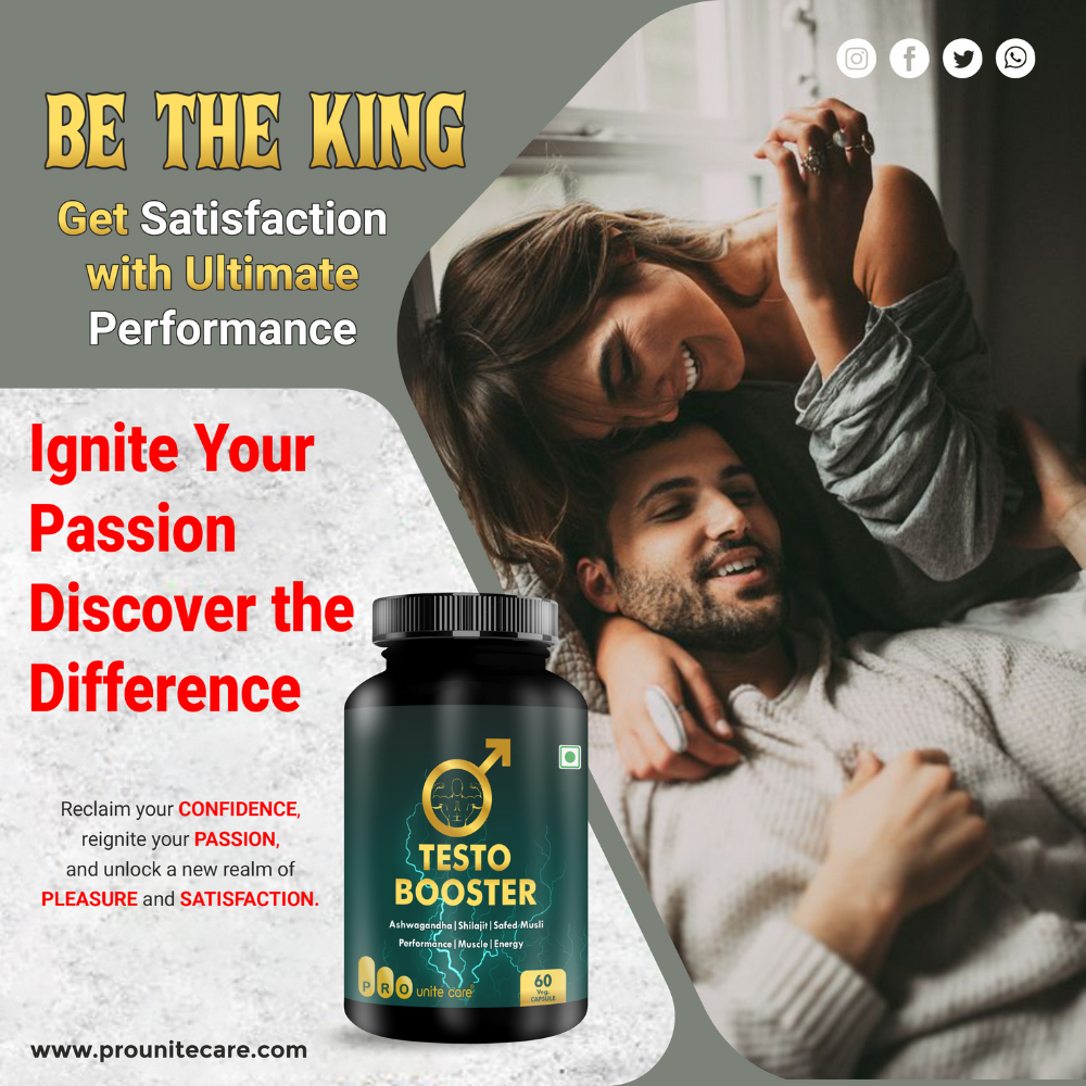 Testo Booster For Men Performance, Muscle and Energy 60 Veg Capsule - Image 3