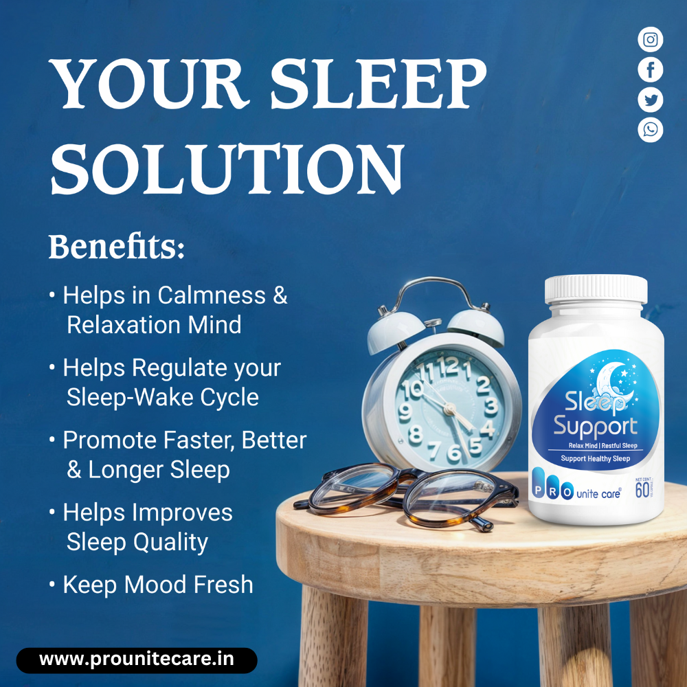 Sleep Support Relax Mind, Restful Sleep Support Healthy Sleep 60 Veg Capsules - Image 4
