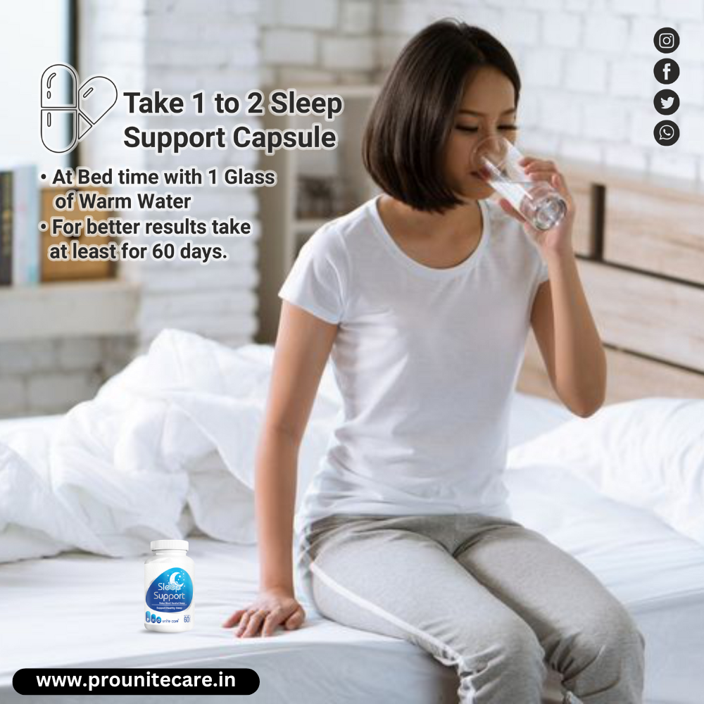 Sleep Support Relax Mind, Restful Sleep Support Healthy Sleep 60 Veg Capsules - Image 5